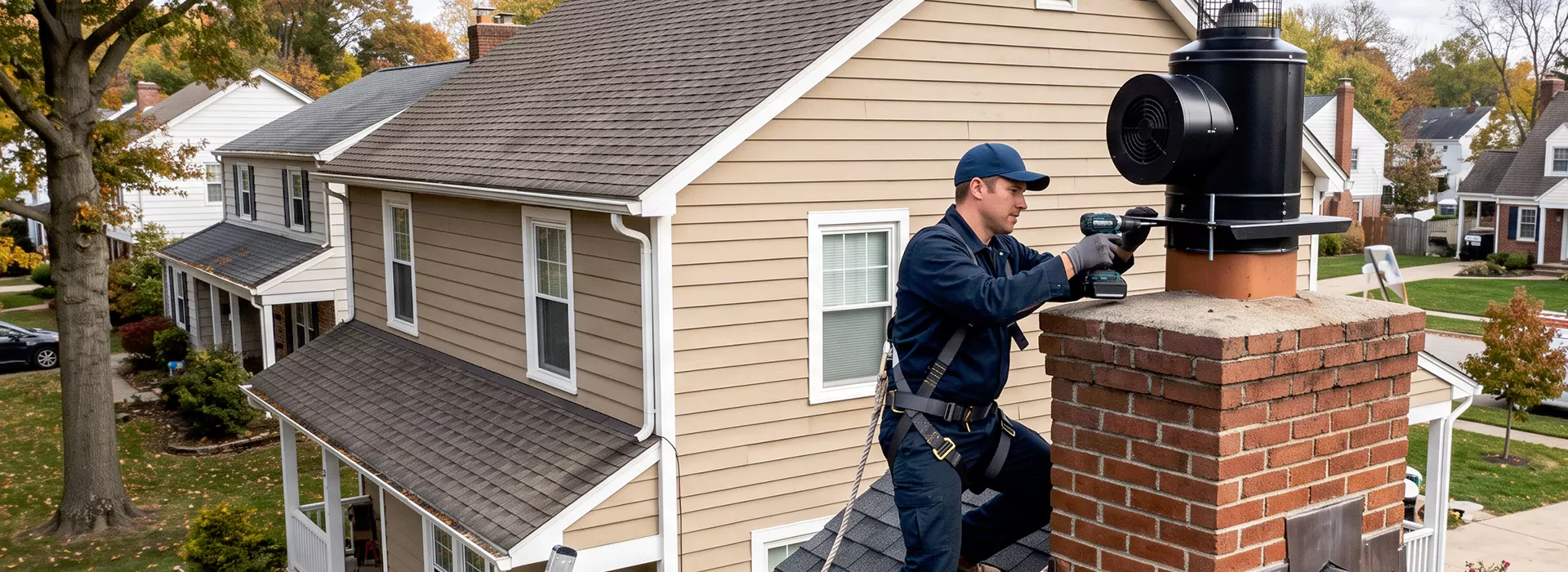 Chimney Fan Installation in Bridgewater, NJ