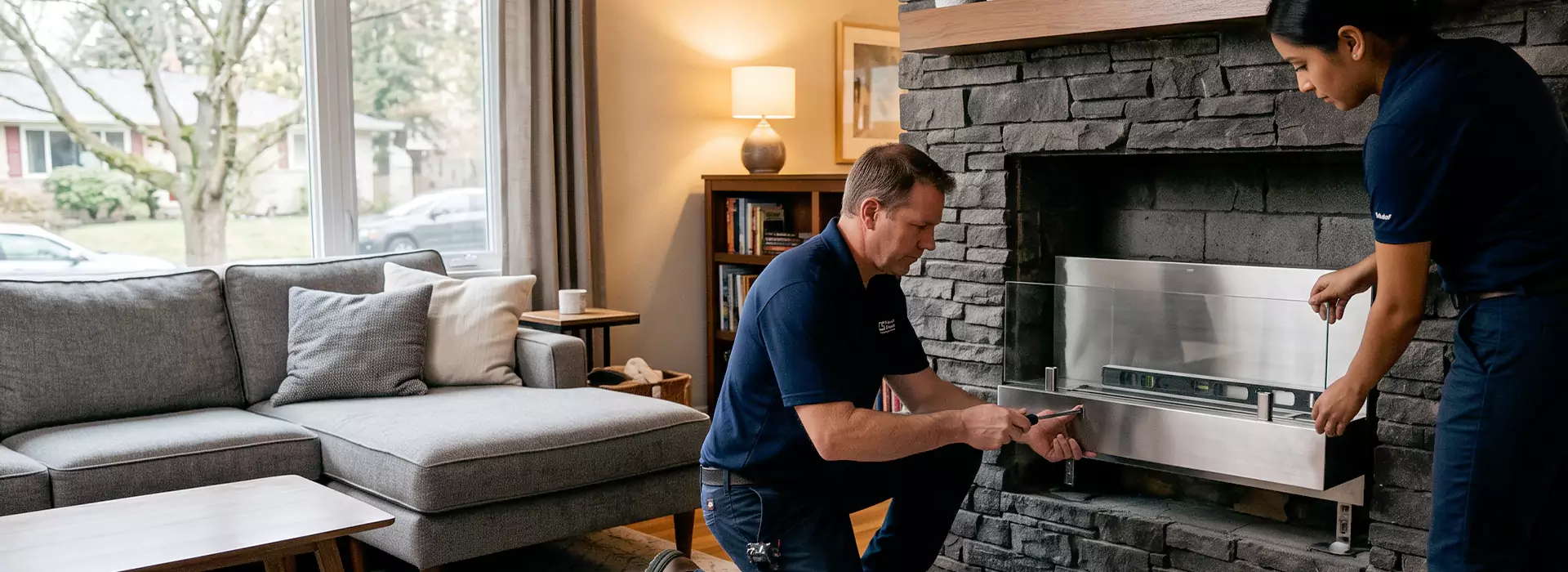 Ethanol Fireplace Installation in Bridgewater, NJ