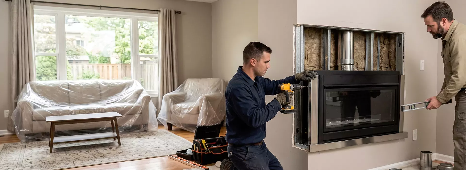 Prefabricated Fireplace Installation in Bridgewater, NJ
