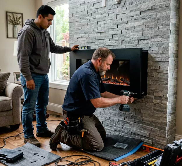 Certified Floating Fireplace Installation Company: Your Local Floating Mantel Installer in Bridgewater, NJ