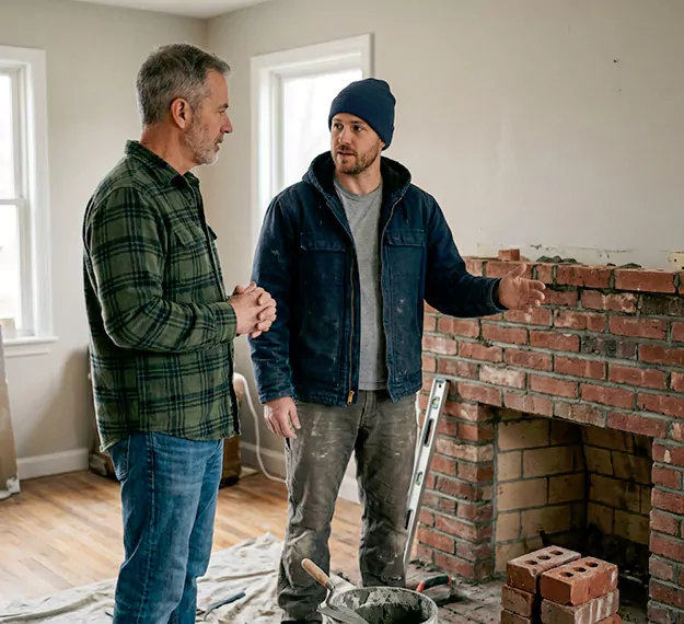 Why Bridgewater Homeowners Choose Our Brick Fireplace Installation Team?