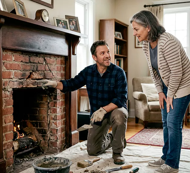 Why Bridgewater Homeowners Choose Our Brick Fireplace Repair Team?
