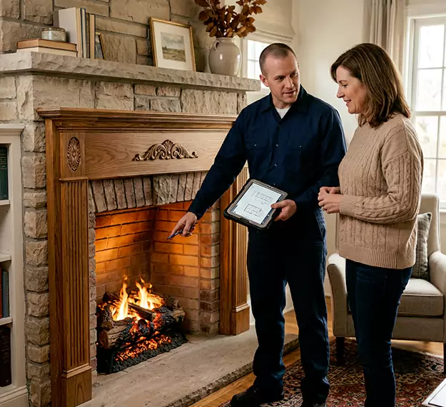 Why Bridgewater Homeowners Choose Our Electric Fireplace Logs Team?
