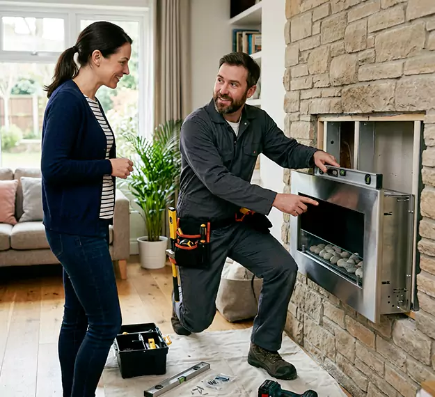 Why Bridgewater Homeowners Choose Our Ethanol Fireplace Installation Team?