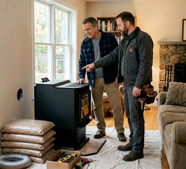 Why Bridgewater Homeowners Choose Our Pellet Fireplace Installation Team?