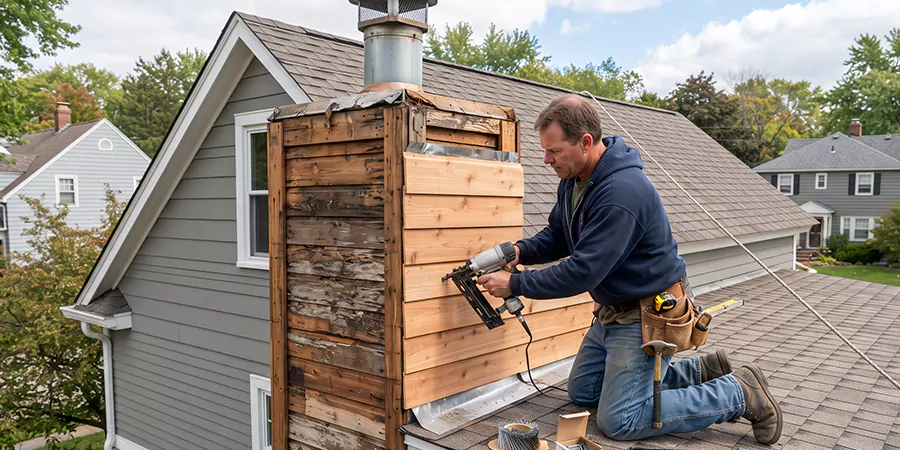Wood Chimney Chase Repair Bridgewater