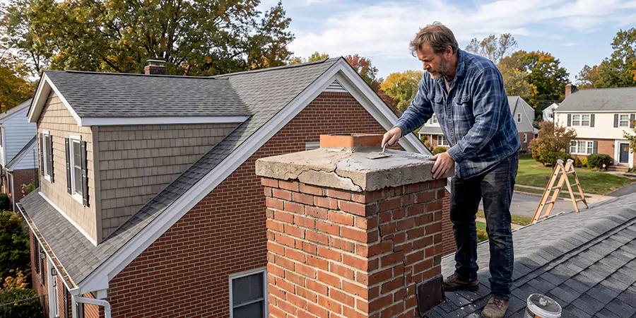 Brick Chimney Crown Repair Bridgewater
