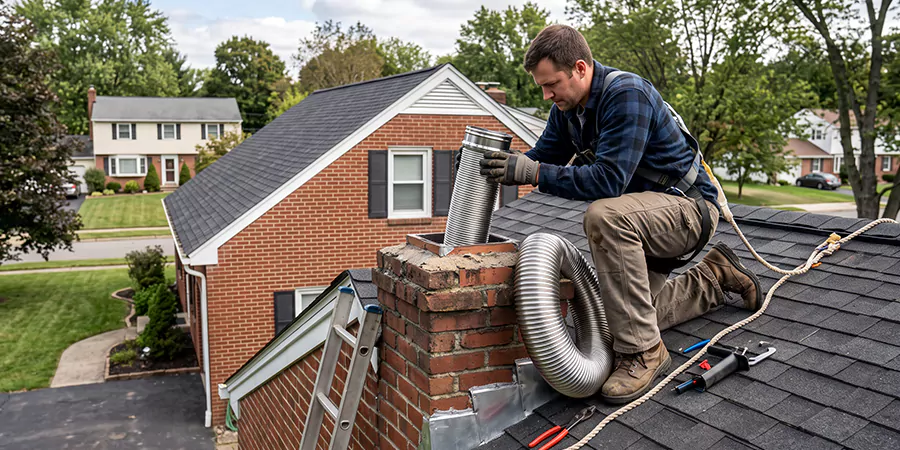 Chimney Sleeve Installation Bridgewater