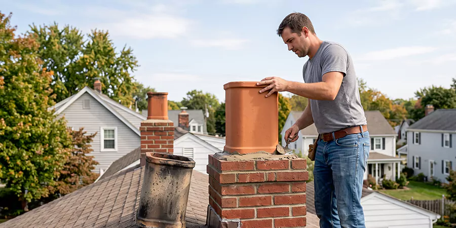 Matching Chimney Pot Replacement Bridgewater