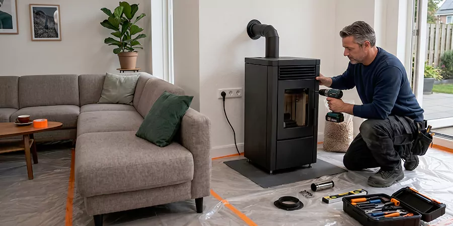 Fireplace Surround and Wall Installation Bridgewater