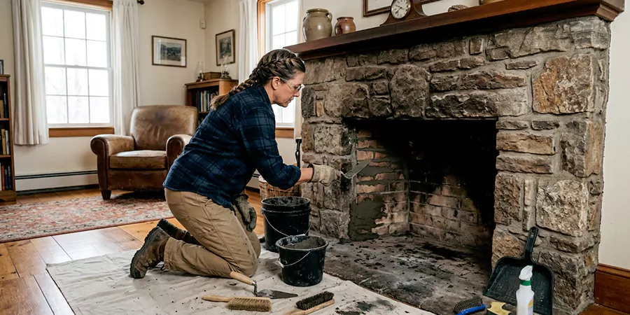 Refurbish Wood Burning Fireplace Bridgewater