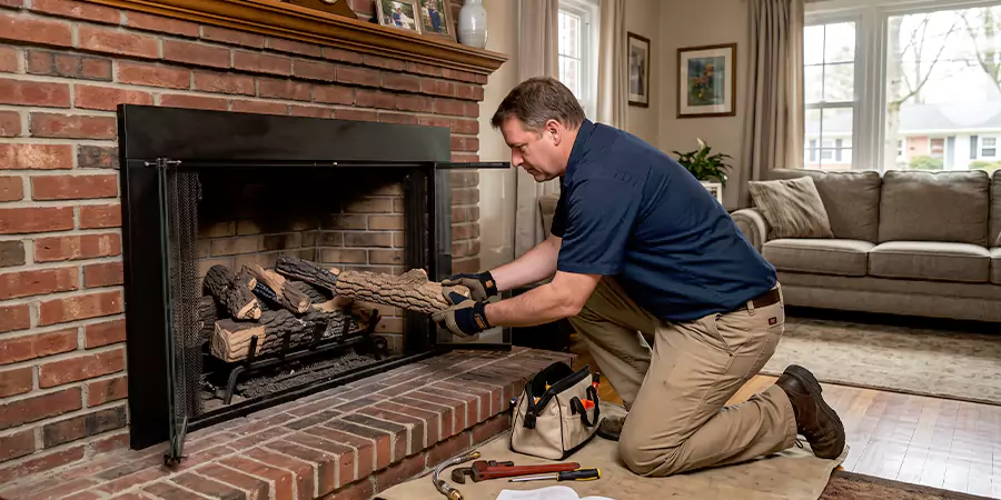 Propane Fireplace Logs Installation Bridgewater