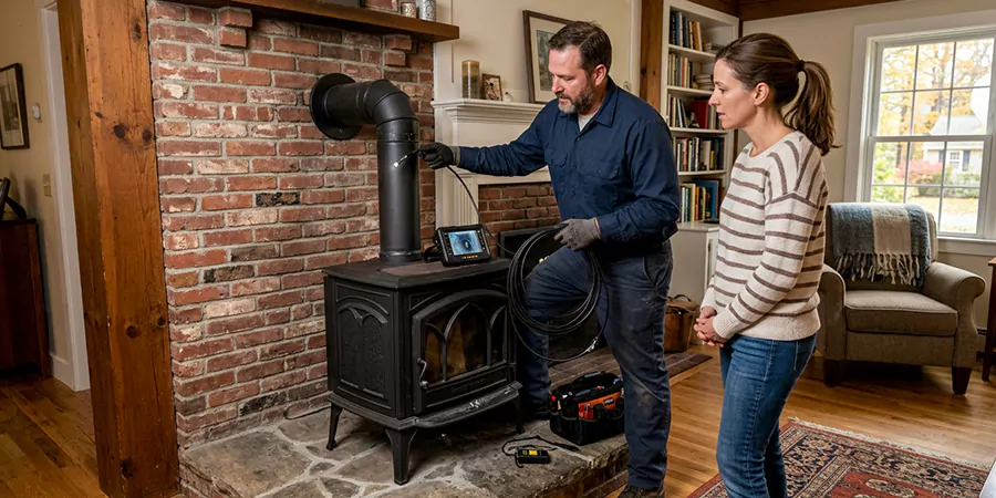 Wood Stove Chimney Inspection Bridgewater