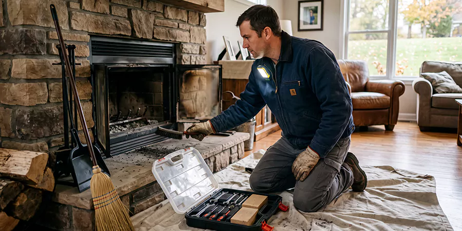 Wood Fireplace Repair in Bridgewater
